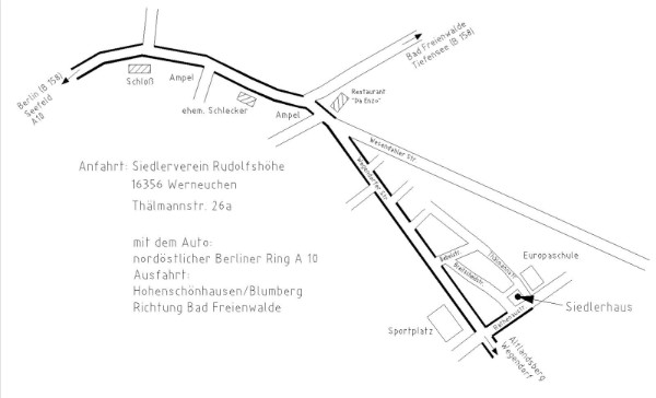 Siedlerverein Rudolfshöhe: 16356 Werneuchen, Thälmannstr. 26A